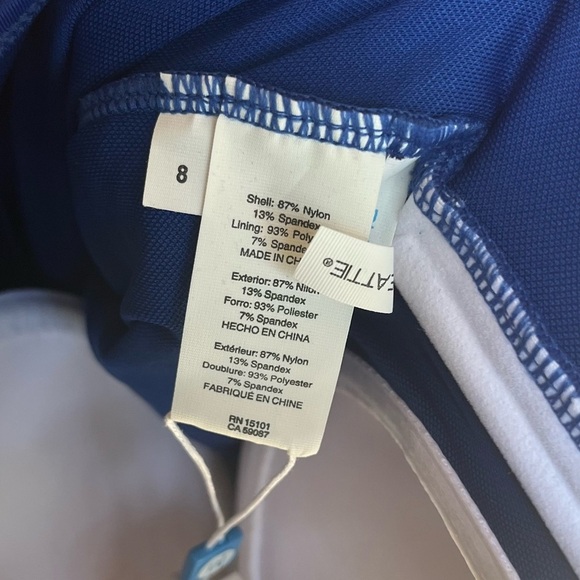 Bleu Rod Beattie Kore Shirred Bandeau One Piece in Cobalt Blue NWT Size 8 - Picture 6 of 6